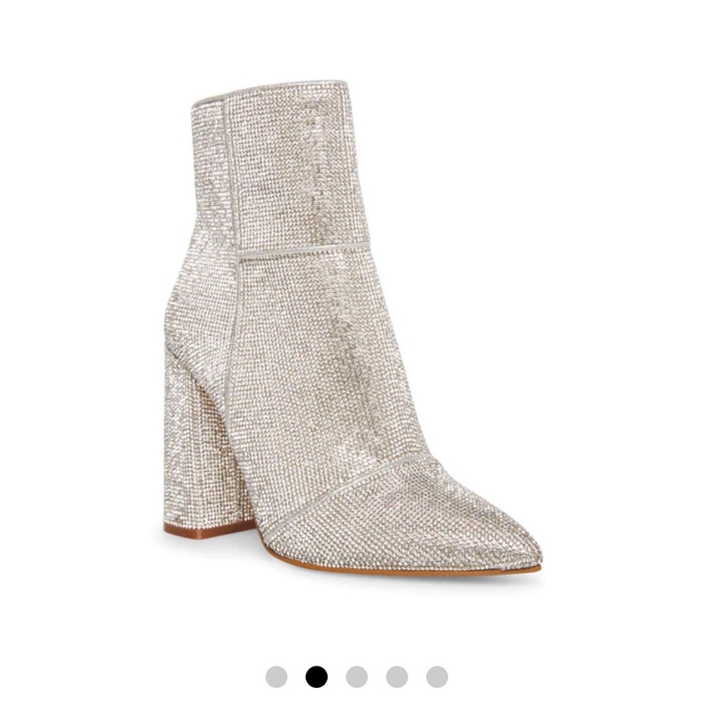 Steve Madden “noticed-r rhinestone boots”